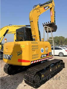 SANY Nuevo y usado SY75C Excavadora hidráulica sobre orugas Excavadora 5-7 toneladas Peso operativo con 1 año de garantía y accesorio de cubo - Product Image 3