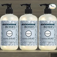 Savon liquide pour les mains, parfum menthe, écologique, 370 ml, commande en gros, hydratant, nettoyant, rinçage facile, 5%-15% d'ingrédients actifs