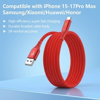 Câble USB vers C Cantell 66W 3A, câble de charge rapide USB A vers C, 1m 2m 3m, transmission haute vitesse, câble de données Type-C