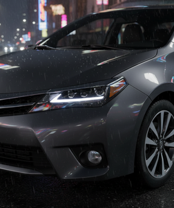 ไฟหน้าโปรเจคเตอร์ LED สำหรับ Toyota Corolla 2011-13 โคมดำ เลนส์ใส ชุดเปลี่ยนคู่ - Product Image 6