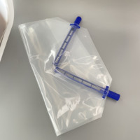 Sachet à bec thermoscellé 20L Sac à bec verseur d'emballage de sirop avec double tube liquide Doypack