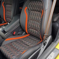 Tissu synthétique en cuir gaufré matelassé, imperméable et résistant à l'abrasion pour tapis de siège de voiture, chaises de bureau, meubles