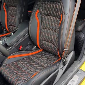 Tela de Cuero Sintético Acolchada y Bordada con Espuma - para Fundas de Asientos de Coche, Alfombrillas, Asientos de Oficina y Tapicería - Product Image 6