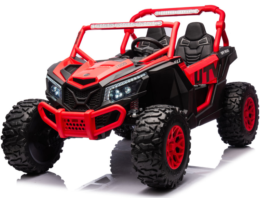 Rouge/Noir avec enjoliveur rouge