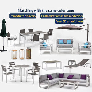 <span class=keywords><strong>Conjunto</strong></span> de Mesas <span class=keywords><strong>y</strong></span> <span class=keywords><strong>Sillas</strong></span> de <span class=keywords><strong>Exterior</strong></span> Marca Coets para Restaurante <span class=keywords><strong>y</strong></span> Patio con Estructura de Aluminio Cepillado <span class=keywords><strong>y</strong></span> Madera Plástica - Product Image 6