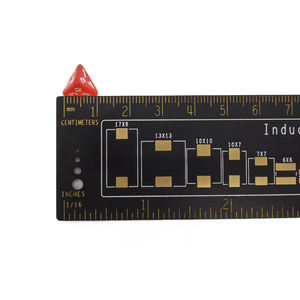 ลูกเต๋า D4ใสสีแดงขนาดเล็กลูกเต๋าหลายด้านสีแดงโปร่งแสงสำหรับเกมยา - Product Image 2