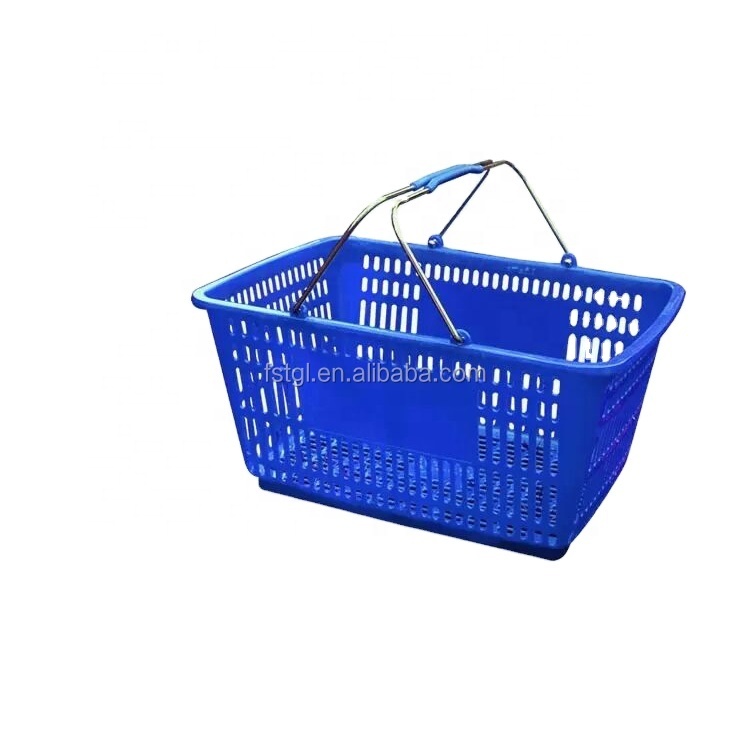 Wholesale Newest Hypermarket Plastic Shopping Basket