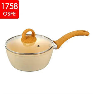 Ollas <span class=keywords><strong>de</strong></span> cocina con logotipo personalizado para Cocinar en casa, <span class=keywords><strong>sartenes</strong></span> antiadherentes portátiles <span class=keywords><strong>de</strong></span> aluminio forjado para Cocina - Product Image 4