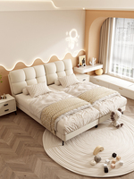 Meubles de chambre d'hôtel à thème d'enfants de haute qualité Offre Spéciale nordique lit double king size kd ensemble de lit base de lit