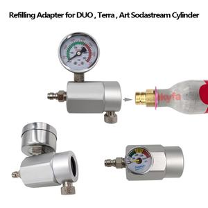 Adaptador de Carga de Aleación de Aluminio Zimakyfa para Cilindros de CO2 Soda Quick Connect DUO Terra Art Sparkling Club con Conector Rápido de 8mm - Product Image 3