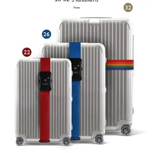 Sangles de sac de voyage réglables avec logo personnalisé, sangles de <span class=keywords><strong>valise</strong></span>, sangles de bagages, <span class=keywords><strong>cadenas</strong></span> à combinaison TSA, <span class=keywords><strong>sangle</strong></span> de bagages - Product Image 6