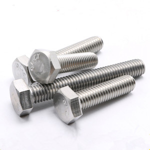 Xinxincheng Boulon hexagonal en acier inoxydable 304 DIN933 M3 M12 à filetage complet pour connexion de fixation - Product Image 2