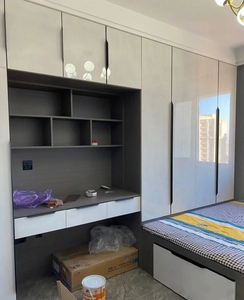 Juego de Muebles de Dormitorio Modernos de Madera Maciza, Armario Personalizable, Estantería con Características Ajustables, Diseño Independiente <span class=keywords><strong>para</strong></span> Baño - Product Image 6