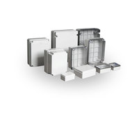 Caja de Conexiones de Plástico ABS con Cubierta Transparente, Impermeable IP66, con Pestillo de Plástico y Bisagra Metálica, para Componentes Electrónicos Pequeños y Grandes