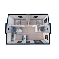 Nouvelle conception de maison préfabriquée en conteneur extensible de 20 pieds ou 40 pieds, 5 chambres à coucher, à vendre, maison mobile de luxe préfabriquée, Casas Prefabricadas