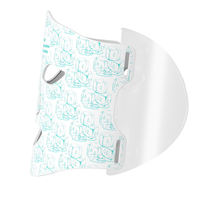 Masque facial LED professionnel certifié CE, 4 modes d'éclairage (460/590/630/850 nm), anti-rides pour le collagène, les taches brunes et les poches