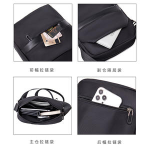 Bolsa de Hombro Cruzada Informal de Moda Oxford para Hombre, Bolsa de Mensajero Informal para Hombre, Bolsas para Correr - Product Image 3