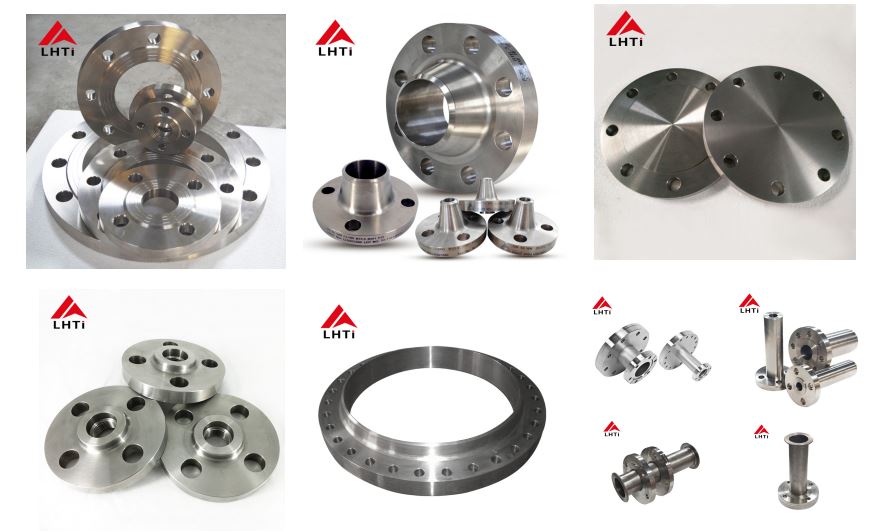 O titânio de GR2 GR5 flangeia ASSIM deslizamento em ANSI B16.5 da flange ASME
