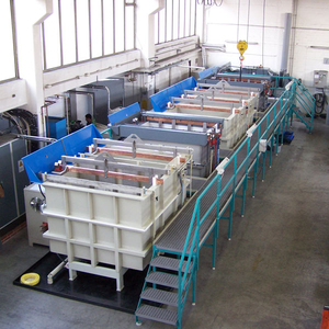 Station de traitement des eaux usées d'électrolyse haute capacité pour usines de fabrication avec PLC et boîte de vitesses - Product Image 1