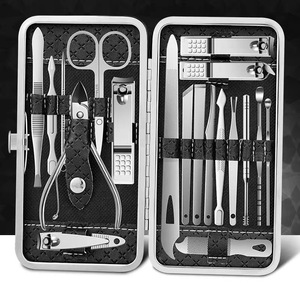 Kit Profesional de Cortaúñas 19 en 1 de Acero Inoxidable Set de Manicura y Pedicura Herramientas para Cuidado Personal al por Mayor - Product Image 1
