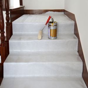 Feutre de protection de sol auto-adhésif blanc protecteur collant polaire de couverture de peinture en feutre blanc - Product Image 3