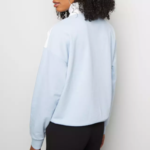Sweat-shirt à capuche en molleton coton/polyester, coupe personnalisée, motif uni tricoté, impression en relief, anti-rétrécissement, pour homme - Product Image 2