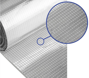 Lámina de Aluminio <span class=keywords><strong>Multicapa</strong></span>/PET Metalizado Reforzado con Fibra de Vidrio/Malla Tejida con Revestimiento Reflectante para Re-laminación - Product Image 6