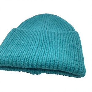 Unisex Acrylic Beanie Hat Solid Color Knitted <b>Winter</b> <b>Cap</b> Casual Style for Adults 56-58CM - Product Image 4