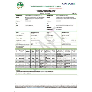 Azienda di ispezione certificato prodotto soncap e certificato di origine cina - Product Image 4