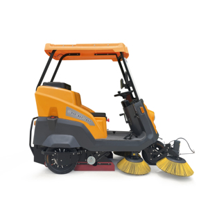 รถกวาดถนนแบบนั่งขับรุ่นใหม่ Mini 48V ของโรงงานนานโบ  สามารถวิ่งบนถนนจราจรหนาแน่นได้ ใช้งานง่าย พร้อมแปรงด้านข้าง รุ่น Ride-on S - Product Image 1