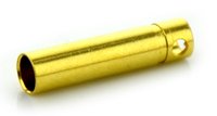 Connecteur banane mâle et femelle à 2 broches, plaqué or, en cuivre de 4 mm, haute intensité, pour batterie Lipo de voiture et camion RC