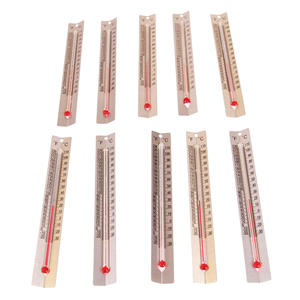 Thermomètre à dos métallique Gelsonlab HSGC-063, thermomètres sans <span class=keywords><strong>mercure</strong></span> à double échelle en forme de V pour une utilisation scientifique en intérieur - Product Image 6