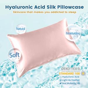 Funda de Almohada de Seda de Morera 100% de Lujo, Tejida, Sólida, con Cremallera Oculta, para Hotel y Hogar, Venta al por Mayor Personalizada - Product Image 4