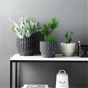 Macetas de cerámica personalizadas, decoración de jardín <span class=keywords><strong>minimalista</strong></span> para el <span class=keywords><strong>hogar</strong></span>, venta al por mayor - Product Image 6