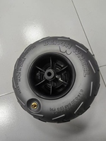 Nouvelles roues en plastique de 16 pouces de marque OEM avec roulement à billes pour chariot de plage, chariot de quai, chariot de jardin, kayak et canoë