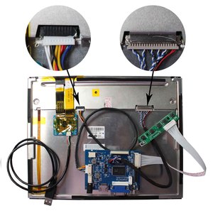 12.1inch 1024x768 20pin LCD hiển thị với bảng điều khiển cảm ứng điện dung bảng điều khiển màn hình LCD Cáp màn hình cảm ứng điện dung LVDS - Product Image 3