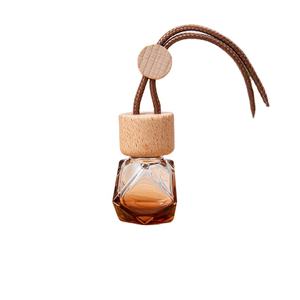 Flacon diffuseur de parfum pour voiture en verre dégradé marron de 8 ml - Product Image 1