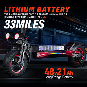 Monopattino Elettrico Pieghevole <span class=keywords><strong>J</strong></span>-11 PLUS per Ragazzi, Certificato CE, Velocità 50km/h, Autonomia 60km, Ruote da 11 Pollici, per Fuoristrada, Spedizione Gratuita - Product Image 4