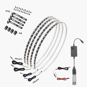 汽车轮毂双面灯 12V 8W 多彩流光车底灯 越野车 SUV 闪光氛围灯 轮胎灯 其他品牌 - Product Image 5