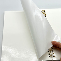 Livre d'autocollants réutilisable avec papier de démoulage double face, surface lisse et imperméable, pour loisirs créatifs, décoration, scrapbooking et rangement