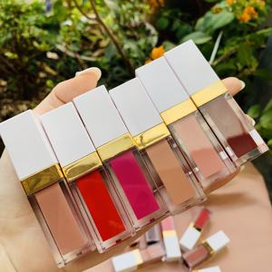 Pintalabios con brillo, maquillaje líquido, resistente al agua, metálico, brillo de labios, juego de pintalabios de larga duración - Product Image 2