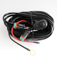 Offroad Großhandel Relais-Sicherungsschalter 2-Pin DT-Stecker Auto LED-Lichtleiste Scheinwerfer Verkabelungsset 14AWG 16AWG