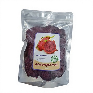Dried Dragon Fruit Slices 500g Bulk Pack FD Process Sour Taste Red/Pink Flesh Fruit Snack - Product Image 2