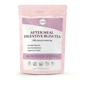 ชาสมุนไพร OEM After Meal Digestive Bliss ช่วยย่อยอาหาร บำรุงสุขภาพลำไส้ ผสมหญ้าหวาน เลมอนเวอร์บีน่า และชิโครี บรรจุ 16 ซองชาในกล่อง - Product Image 1