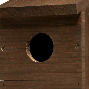 Maisons d'oiseaux en bois pour l'extérieur Nichoirs en bois de cèdre pour l'extérieur pour les oiseaux bleus - Product Image 3