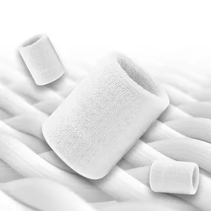 Wholesale Wristband Cheap Custom Sports Sweatband Cotton Wrist Sweatbands No Minimum Manufacturer Customized Logo