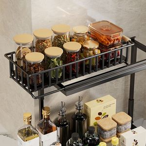 2-Tier <b>Pull</b> <b>Out</b> Under Sink Organizer and Storage Sliding Storage Shelves <b>Kitchen</b> Bathroom Cabinet Closet Organization Rack - Product Image 2