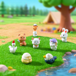 Figuras Decorativas de Conejos, Osos y Animales en <span class=keywords><strong>Miniatura</strong></span> para Jardinería y Paisajismo - Product Image 2