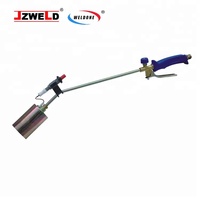 Torche de chauffage au propane LPG JZWELD en laiton à col de cygne avec tuyau et kit de réparation AC 220V