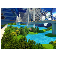 Modelos de Puentes a Microescala Personalizados de Alta Gama, Modelos Arquitectónicos Modernos en Plástico 3D |   Escenas de Puente Realistas de Precisión y Fabricante